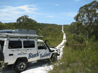 Beach trekkers North Stradbroke Island - Local Tourism