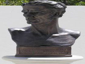 Adam Lindsay Gordon Bronze Bust - Accommodation Australia 0