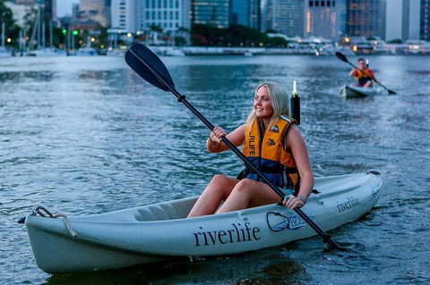 Saturday Night Brisbane Kayak Tour With Optional BBQ Dinner - Accommodation Australia 0