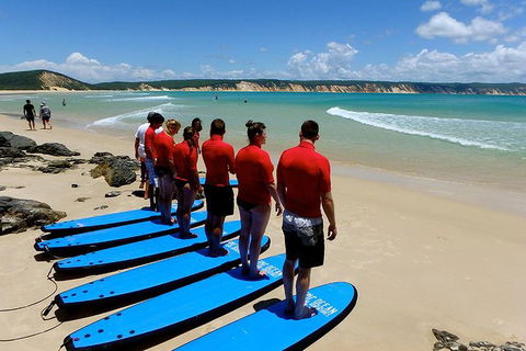 Rainbow Beach Surf School: 2 Hour Main Beach Surf Lesson - Accommodation Australia 1