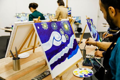 Wine & Paint Night At Brisbane 'Sip & Paint' Studio - Local Tourism 1