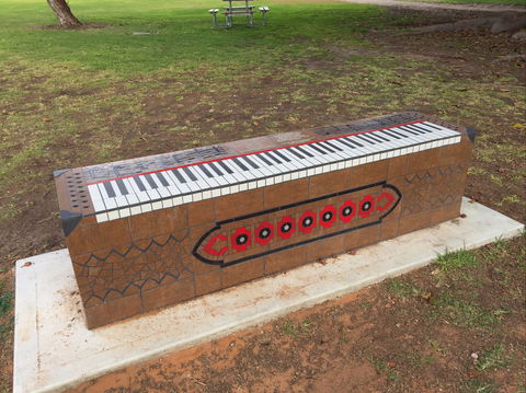 Piano Park Bench, Moonta - Accommodation Australia 0