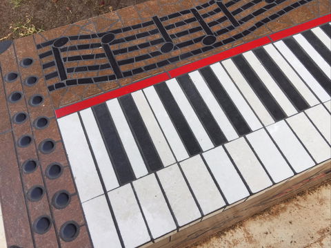 Piano Park Bench, Moonta - Accommodation Australia 2