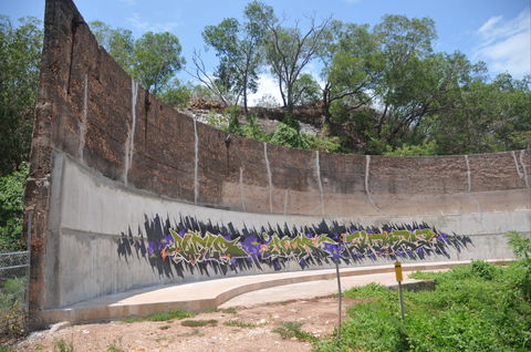 Remnant No 6 Oil Tank Wall - Accommodation Australia 0