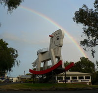 The Big Rocking Horse And The Toy Factory - Accommodation Australia