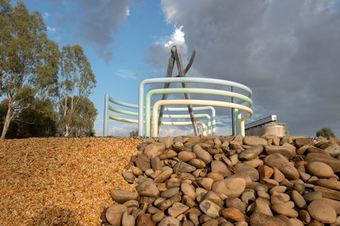 Lyrics, Landscapes And Lintels - Leeton Public Art Trail - Bed n Breakfasts 2