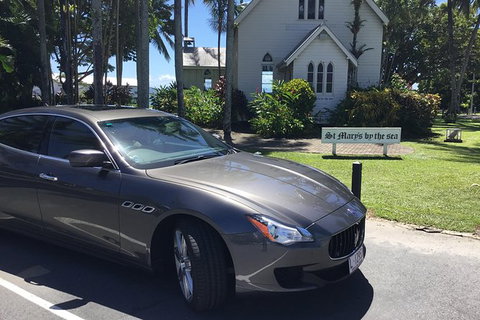 Maserati Quattroporte Limousine Transfer Cairns Airport To Port Douglas - Accommodation Australia 10