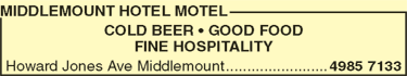 Middlemount Hotel Motel Accommodation - Local Tourism 2