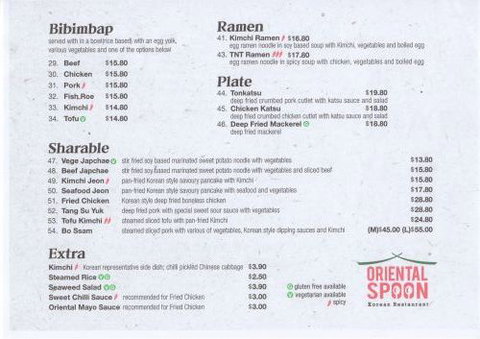 Oriental Spoon Korean Restaurant - Local Tourism 1