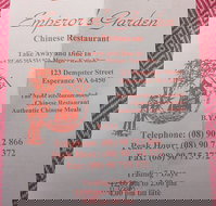 Emperor's Garden Chinese Restaurant - Local Tourism