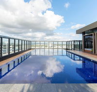 Japanese Style waterfront apt wt rooftop pool - Accommodation Australia
