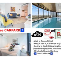 CBD Views-With FREE Wine Free-Carpark-Netflix-WiFi - Accommodation Australia