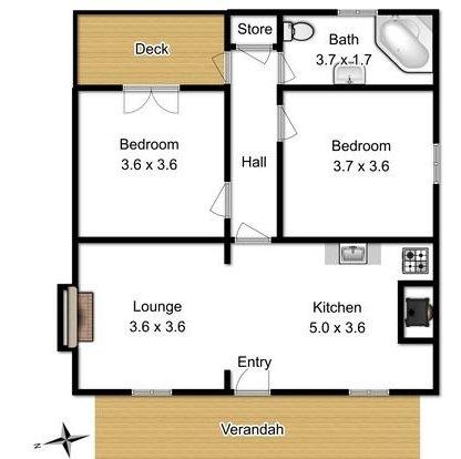 Kerrellie Cottages 2, 4 & 8 Reid Street - Accommodation Australia 12