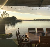 Shack built over the Murray River - Australia Shopping
