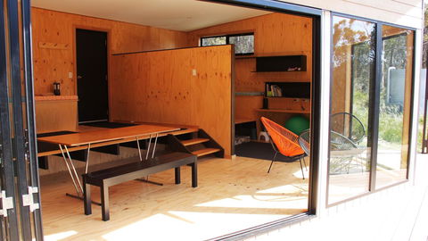 BAY OF FIRES ECO HUT Off Grid Experience At Binalong Bay - Accommodation Australia 2