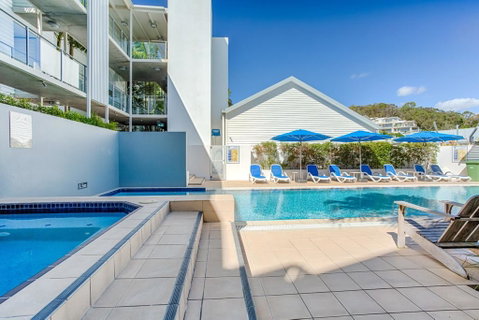 Unit 203 Plantation - Rainbow Beach, Plantation Resort Top Floor, Aircon, Free Wi-Fi - Accommodation Australia 3