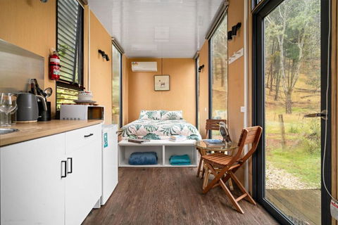 Alpaca Tiny House With Vineyard Lakeside By Tiny Away - Accommodation Australia 2