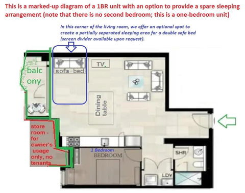 Amazing 1 Bedroom Apt With Large Living & Extra Sleeping Space -up To 5 Ppl Plus Gym Jacuzzi Spa Pool Sauna And Garden With BBQ - Accommodation Australia 4