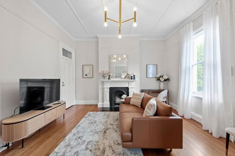 Art Deco W Modern Twist 1Bed 1Bath 1Car New Farm - Accommodation Australia 2