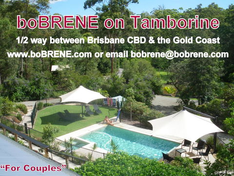 BoBRENE On Tamborine Nude Retreat - Cosy Chalet - Accommodation Australia 0